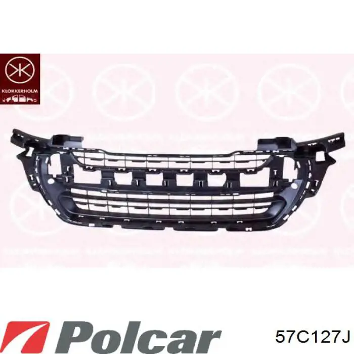 Do koszyka 00007422AP Peugeot/Citroen Atrapa chłodnicy