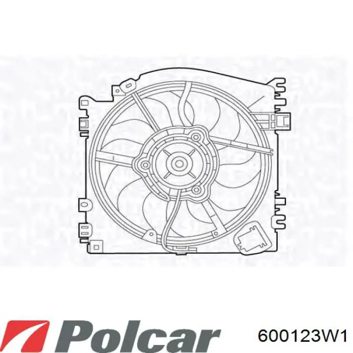 Wentylator elektryczny układu chłodzenia kompletny (silnik+wirnik) Renault (RVI) 8200688375 cena, od 66,21 USD