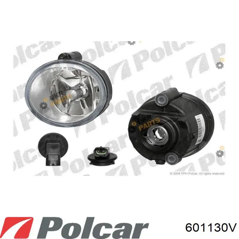 Lampa przeciwmgielna prawa Polcar 6011300E cena, od 39,80 USD