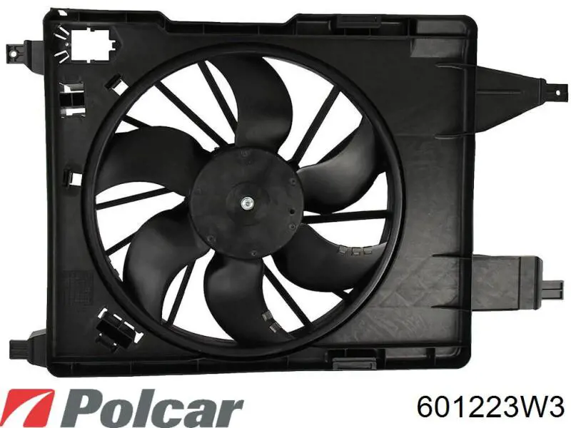 Dyfuzor chłodnicy, w komplecie z silnikiem i wirnikiem Polcar 601223W3 cena, od 52,78 USD