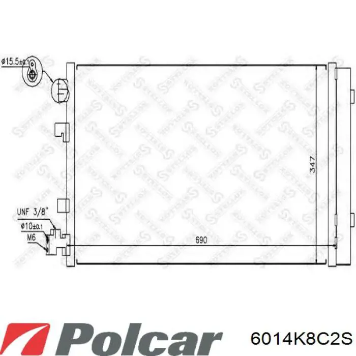 Chłodnica klimatyzacji Polcar 6014K8C2S cena, od 61,38 USD