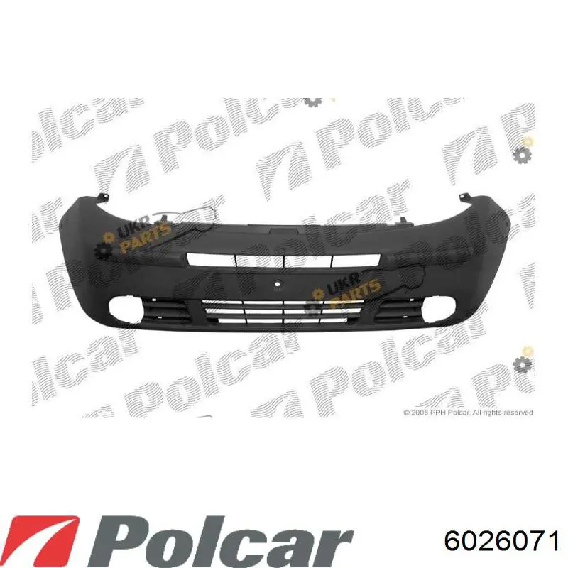6026071 Polcar Zderzak przedni
