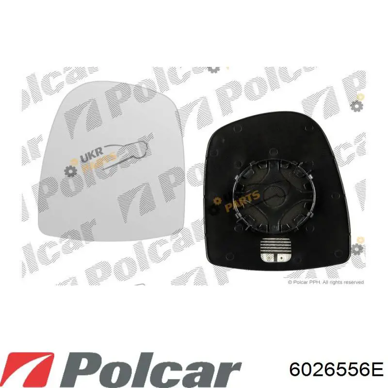 6026556E Polcar Wkład lusterka wstecznego prawego