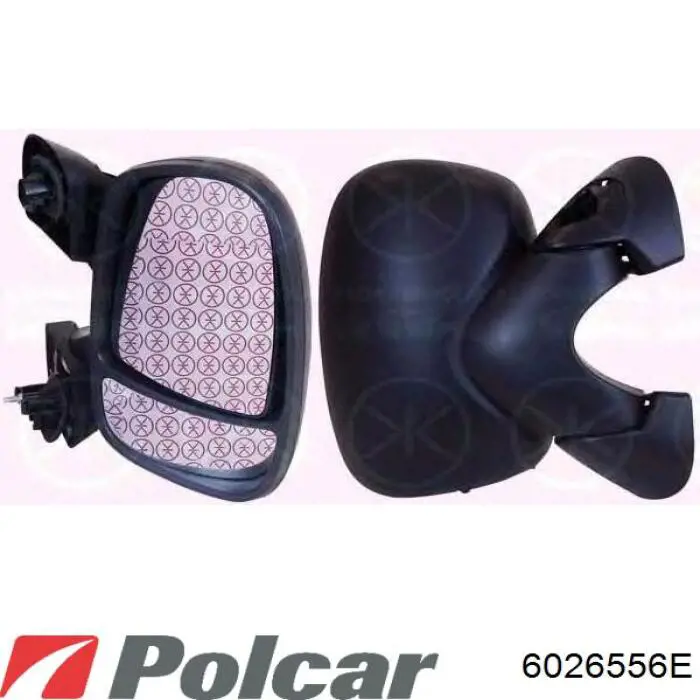 Wkład lusterka wstecznego prawego Polcar 6026556E cena, od 15,17 USD
