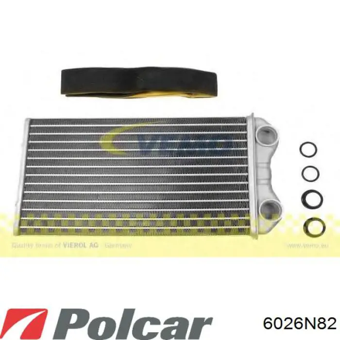 Chłodnica nagrzewnicy (ogrzewacza) Polcar 6026N82 cena, od 53,34 USD