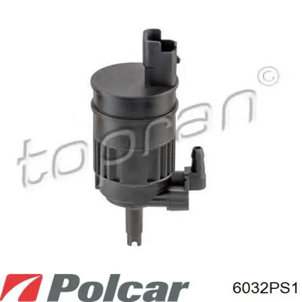 Do koszyka 6032PS1 Polcar Pompka spryskiwacza szyby przedniej/tylnej