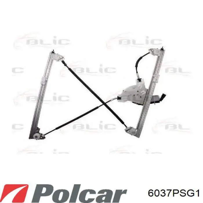 Mechanizm podnoszenia szyby drzwi przednich lewych Polcar 6037PSG1 cena, od 44,19 USD
