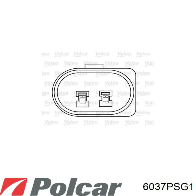 Mechanizm podnoszenia szyby drzwi przednich lewych 6037PSG1 Polcar