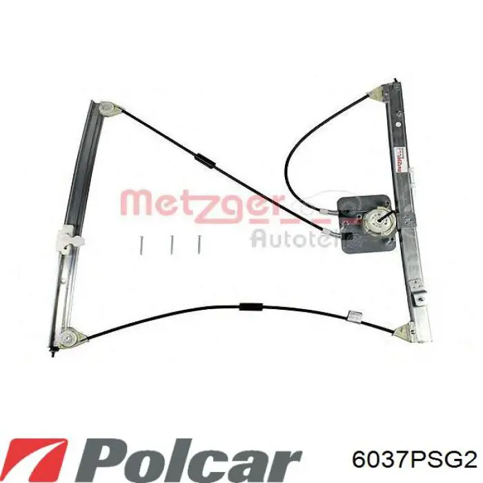 Do koszyka 6037PSG2 Polcar Mechanizm podnoszenia szyby drzwi przednich prawych