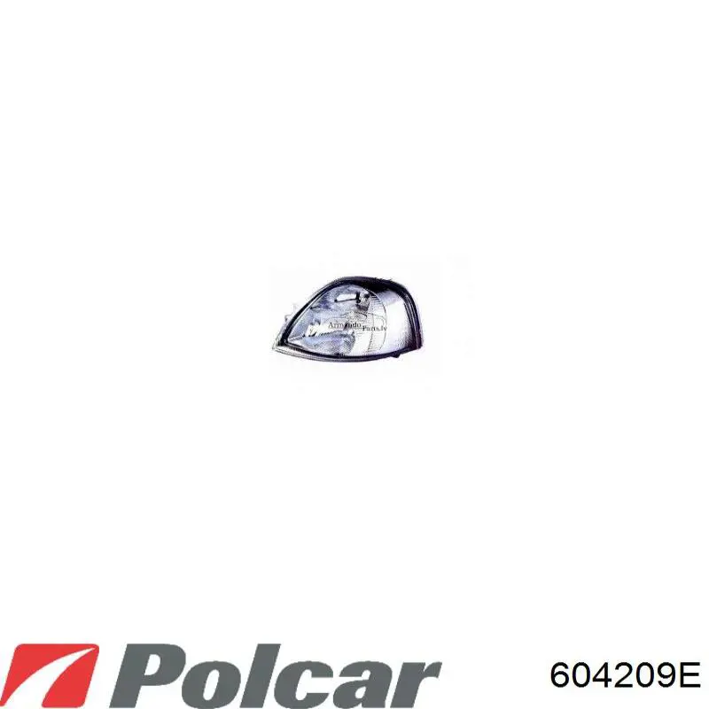 Reflektor lewy 20B268052B TYC