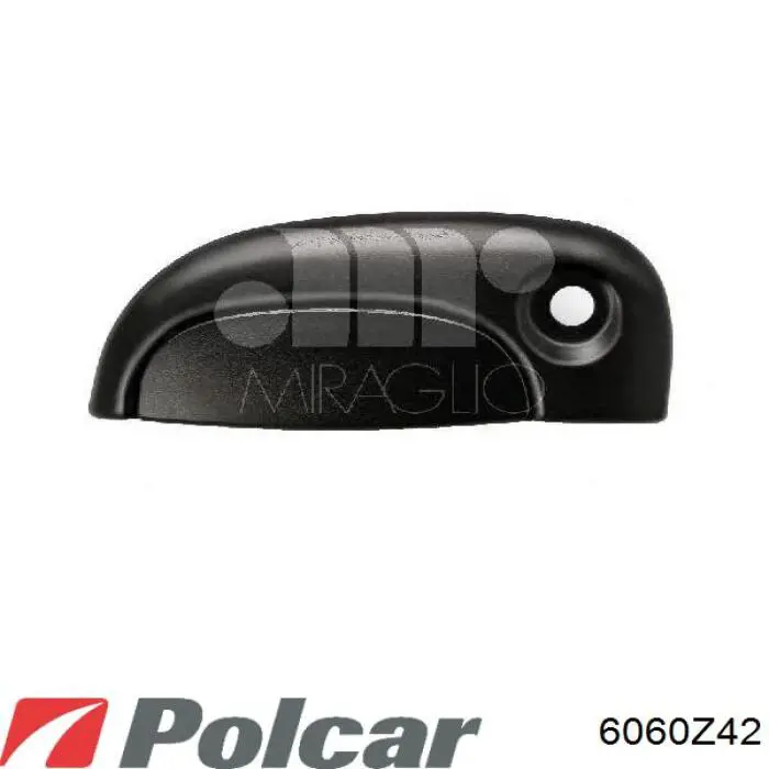 Do koszyka 8200107368 Renault (RVI) Klamka drzwi przednich zewnętrzna prawa