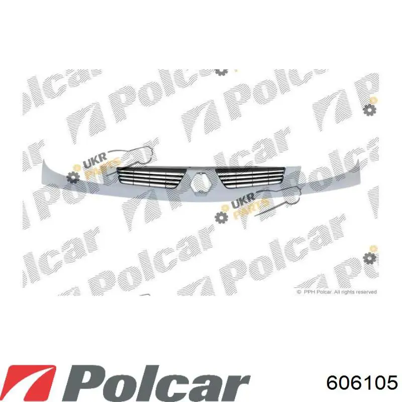 Atrapa chłodnicy Renault (RVI) 7701062877 cena, od 32,97 USD