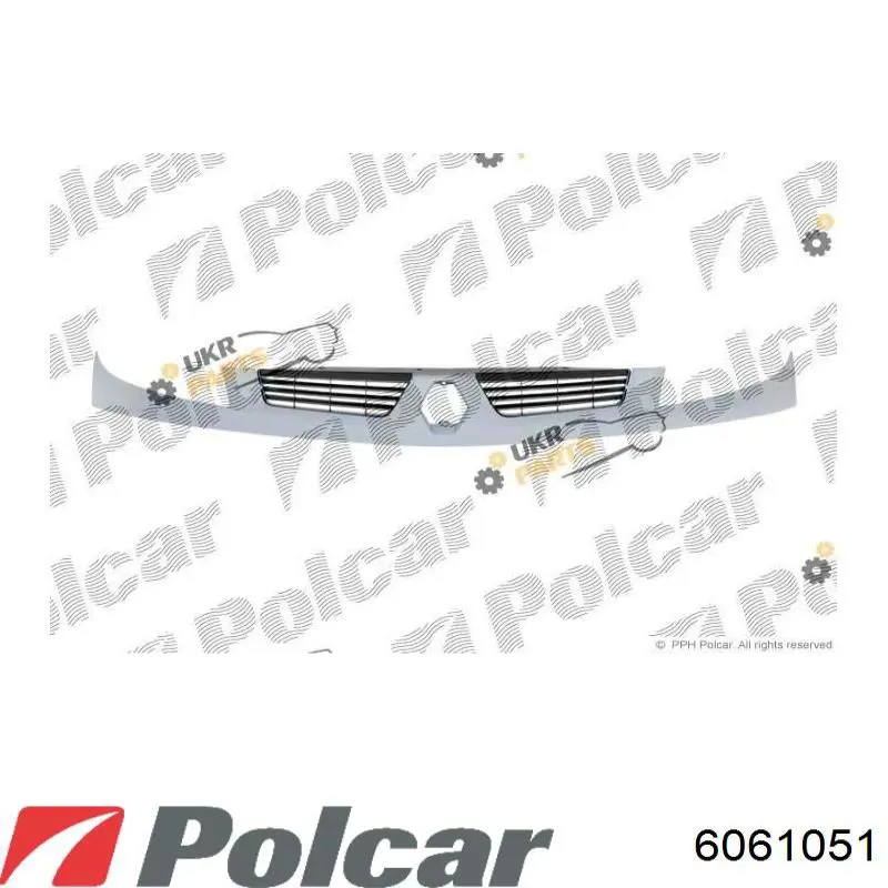 7701062877 Renault (RVI) Atrapa chłodnicy