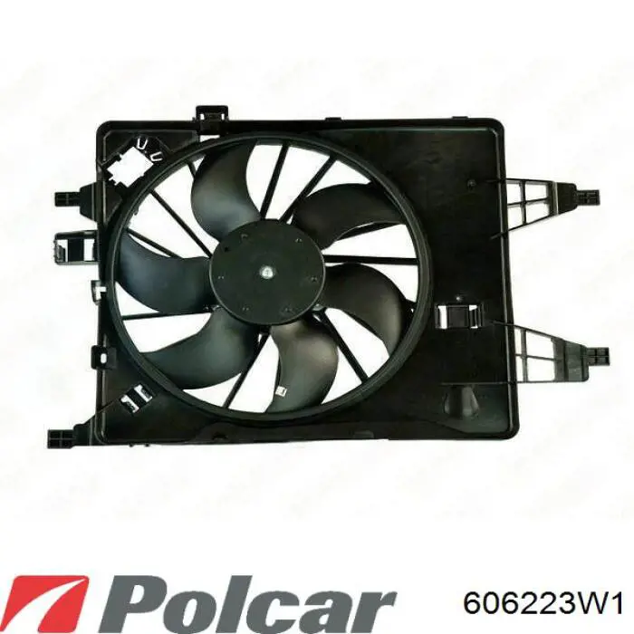 Wentylator elektryczny układu chłodzenia kompletny (silnik+wirnik) Polcar 606223W1 cena, od 49,37 USD