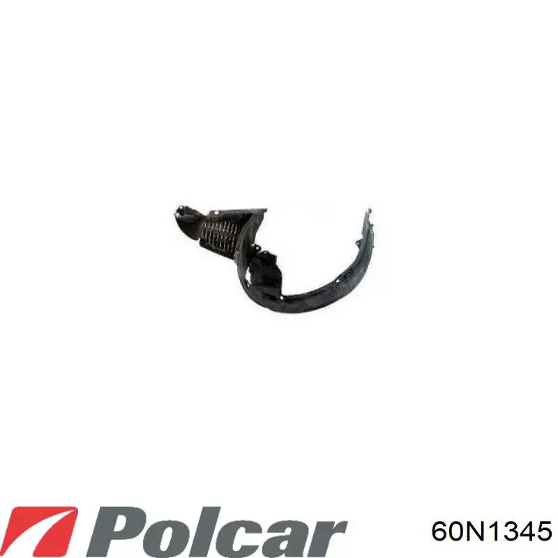 Osłona silnika, miski (przedziału silnika) 60N1345 Polcar