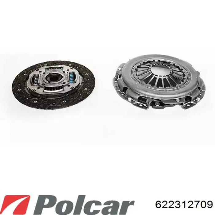 Do koszyka 7711497536 Renault (RVI) Zestaw sprzęgła (3 części)