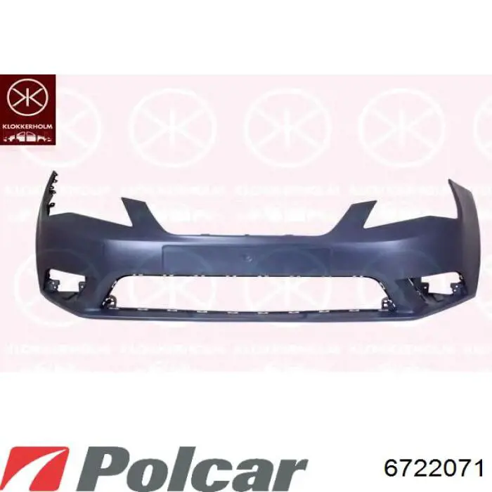 6722071 Polcar Zderzak przedni