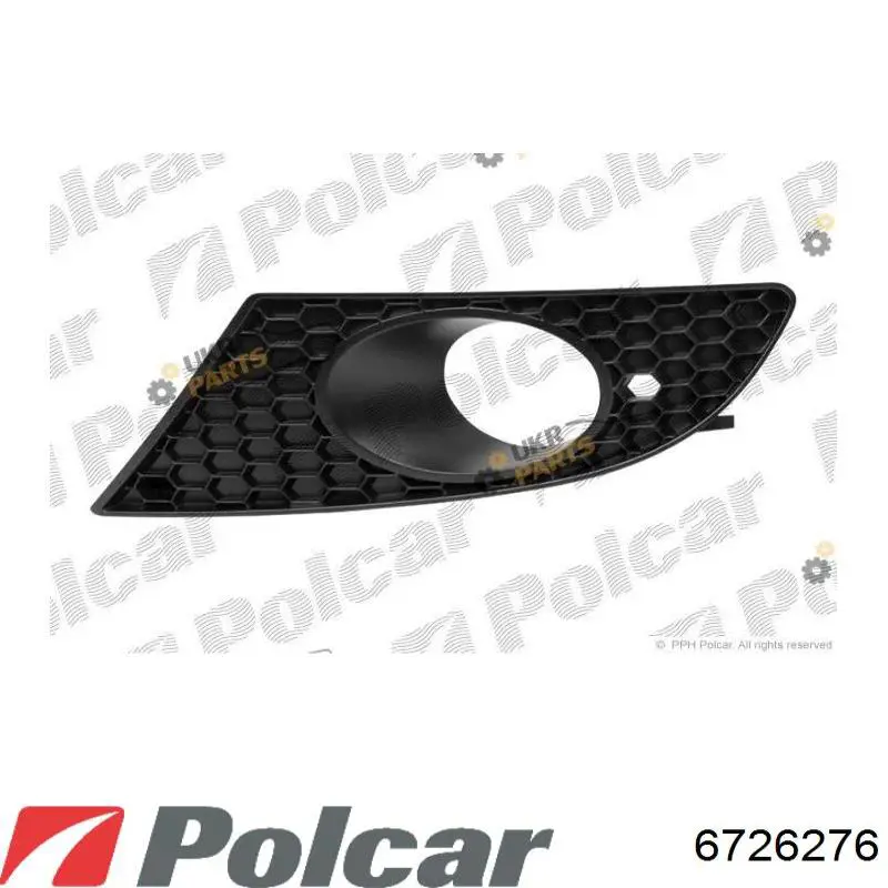 Obrzeże lampy przeciwmgielnej prawej Polcar 6726276 cena, od 18,34 USD