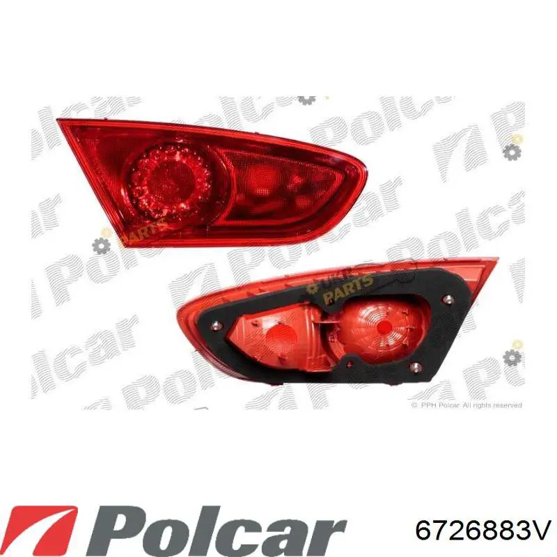 Do koszyka 89320301 VAG Lampa zespolona tylna prawa wewnętrzna
