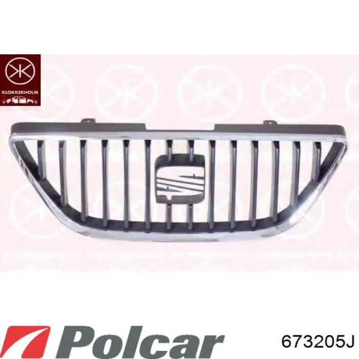Do koszyka 6J08536519B9 VAG Atrapa chłodnicy