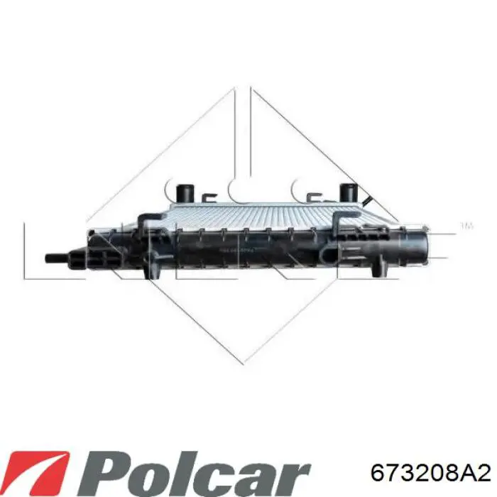 Do koszyka 673208A2 Polcar Chłodnica silnika