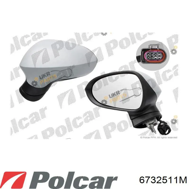 Lusterko wsteczne lewe VAG 6J0857507C9B9 cena, od 81,73 USD