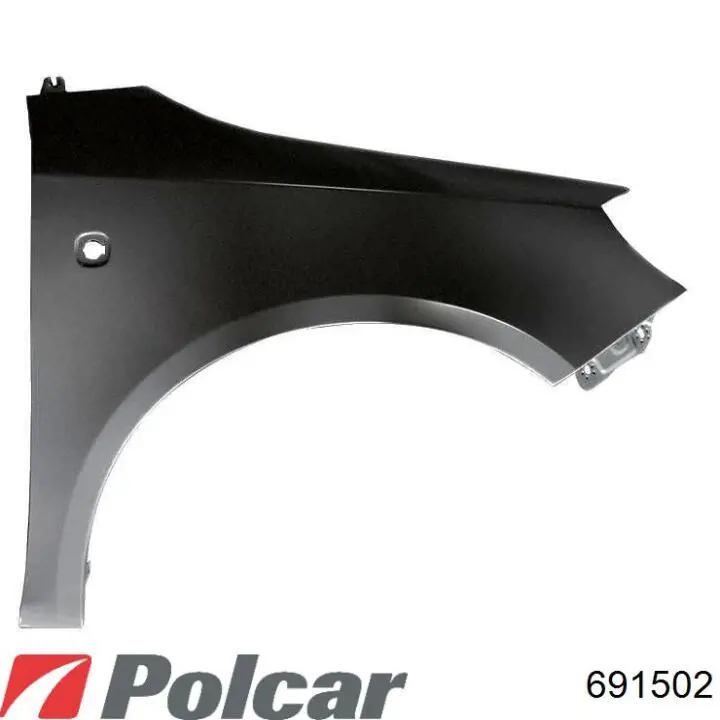 691502 Polcar Błotnik przedni prawy
