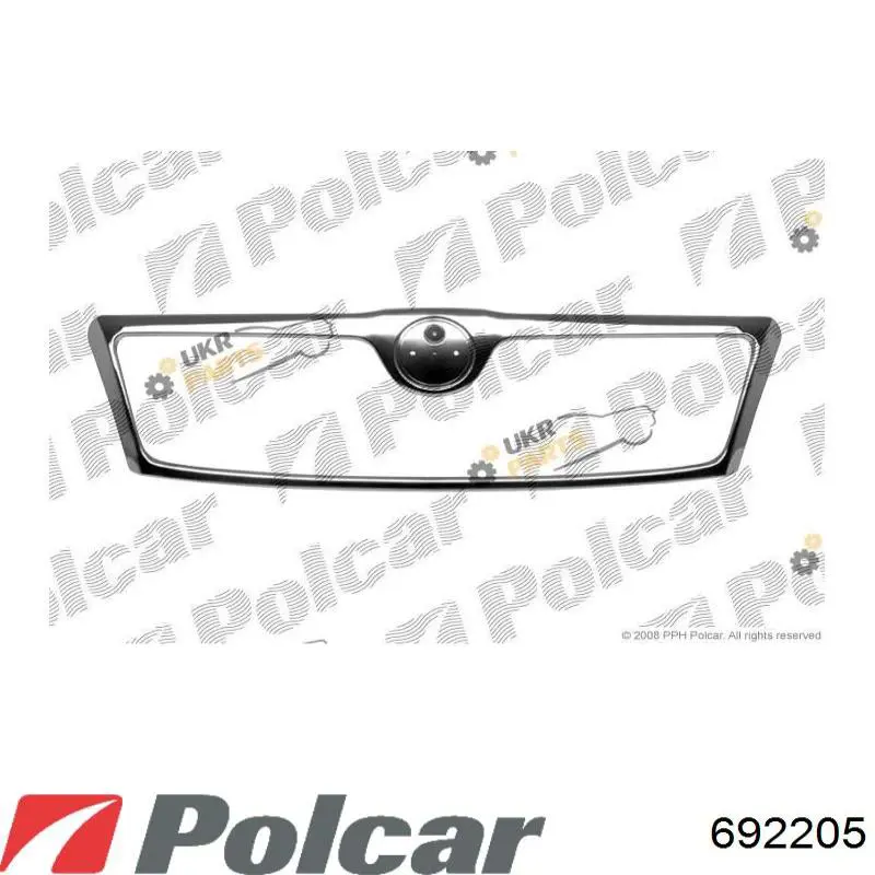 692205 Polcar Atrapa chłodnicy