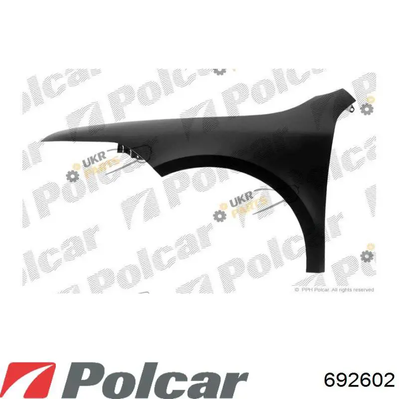 Błotnik przedni prawy do Skoda SuperB II 3T4