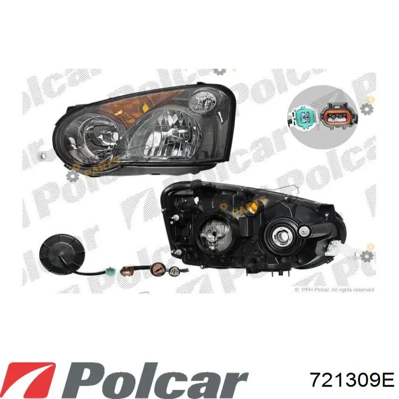 Reflektor lewy do Subaru Impreza II GD