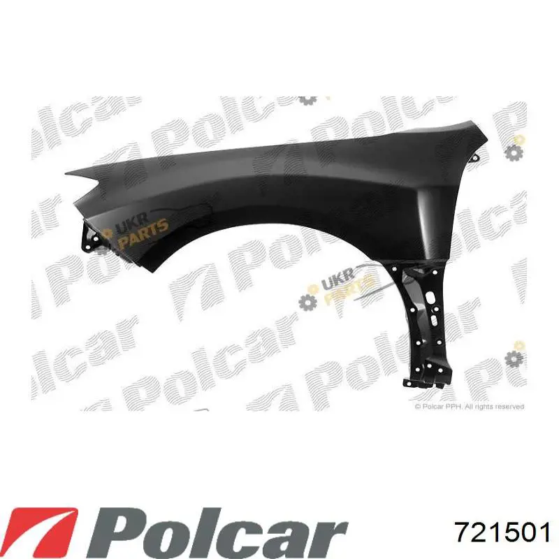 Do koszyka Błotnik przedni lewy Subaru Impreza III GH