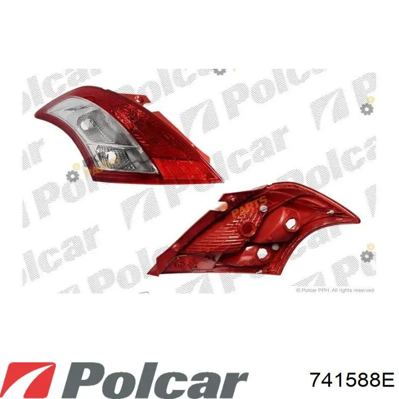 Lampa zespolona tylna prawa Suzuki Swift IV hatchback (MZ, EZ) (2010 - 2026) cena, od 111,28 USD