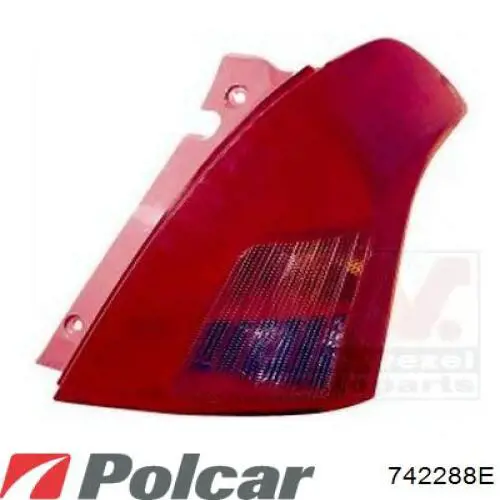 Do koszyka Lampa zespolona tylna prawa Suzuki Swift II AH, AJ