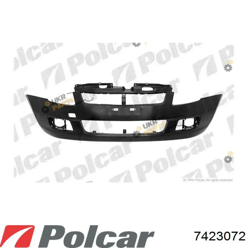 74230720 Polcar Zderzak przedni