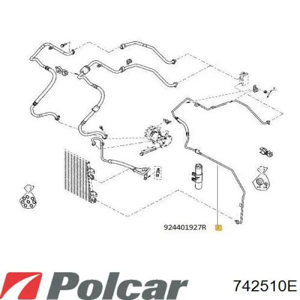 Reflektor prawy Polcar 742510E cena, od 189,30 USD