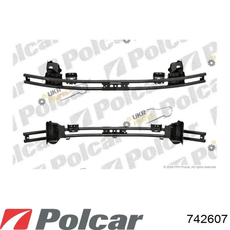 Zderzak przedni Polcar 742607 cena, od 132,56 USD