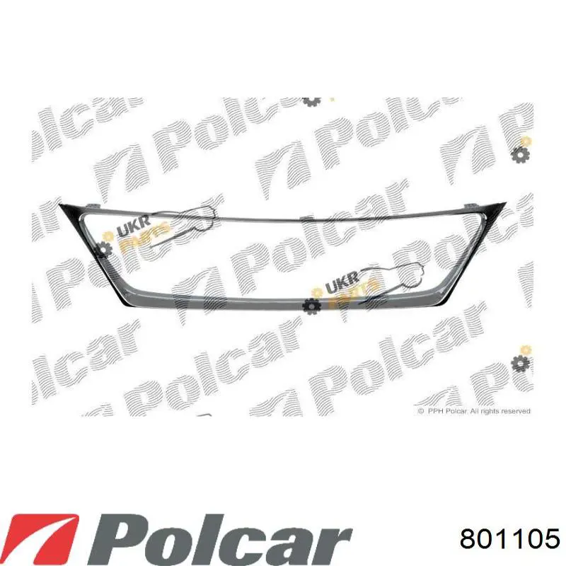 Atrapa chłodnicy Lexus IS sedana (E2) (2005 - 2013) cena, od 58,52 USD