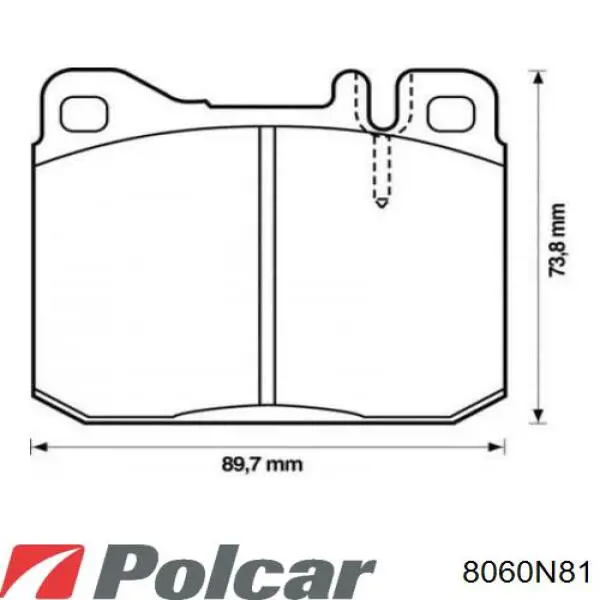 8060N81 Polcar Chłodnica nagrzewnicy (ogrzewacza)