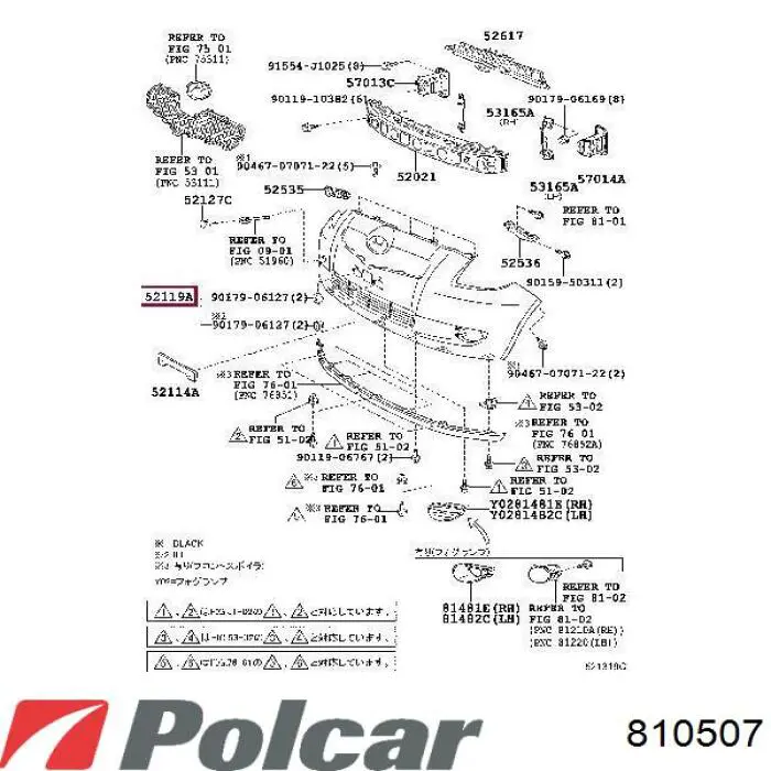 Do koszyka 108905709 Toyota Zderzak przedni