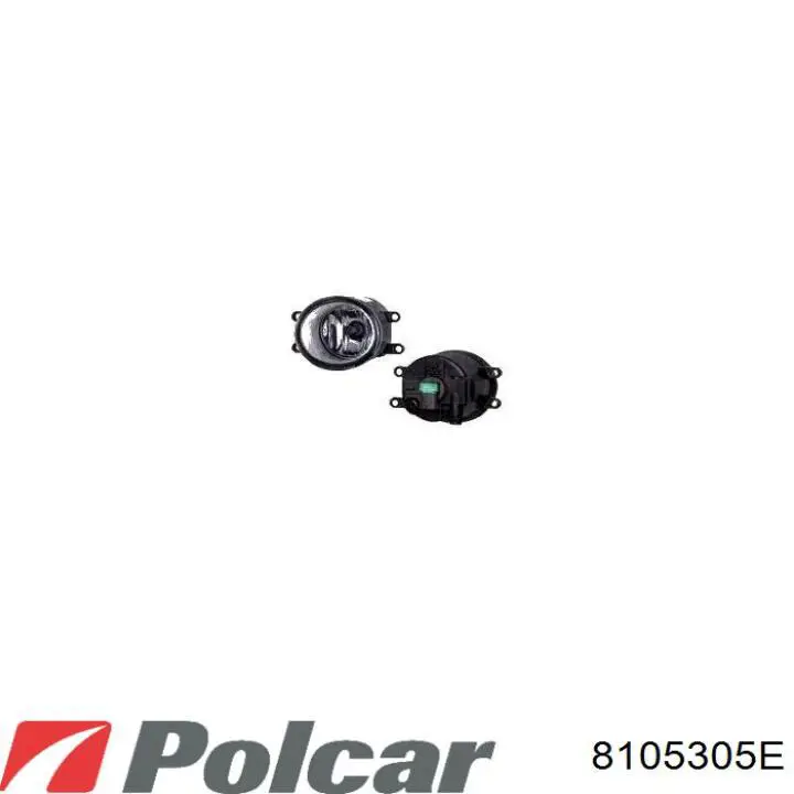 Lampa przeciwmgielna prawa 0490550H2C Tempest