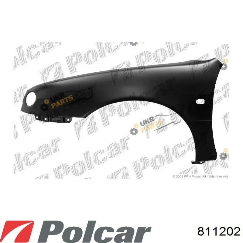 Do koszyka Błotnik przedni prawy Toyota Corolla  E11