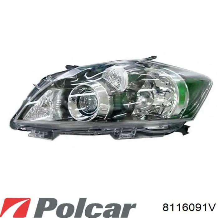 Reflektor lewy 8107002480 Toyota