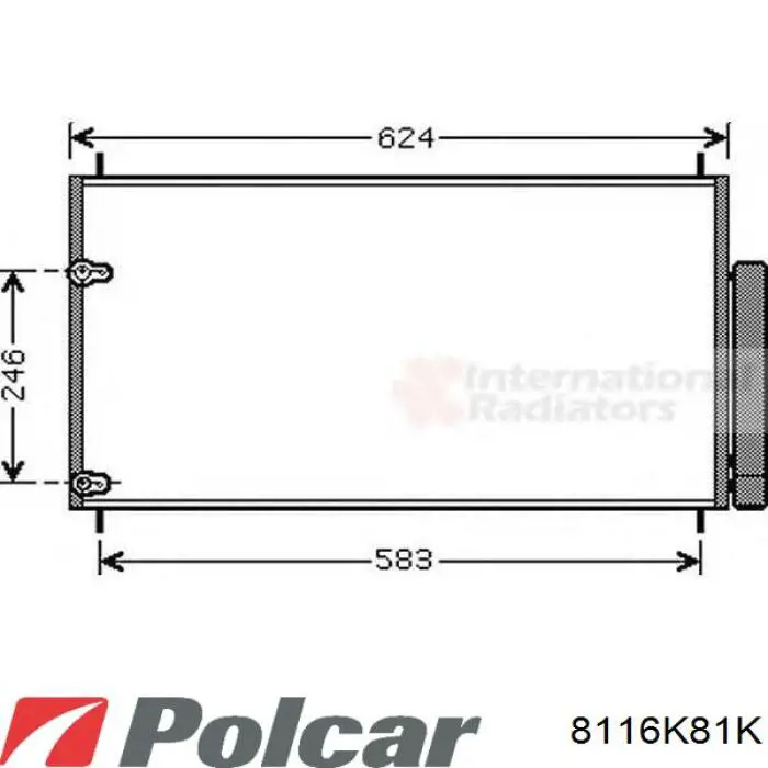 Do koszyka 814205 VALEO Chłodnica klimatyzacji