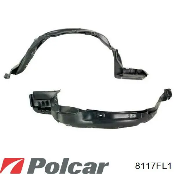 Do koszyka 5387602240 Toyota Nadkole błotnika przedniego lewe