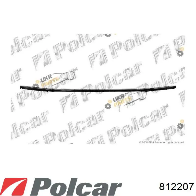 Zderzak przedni Polcar 812207 cena, od 104,64 USD