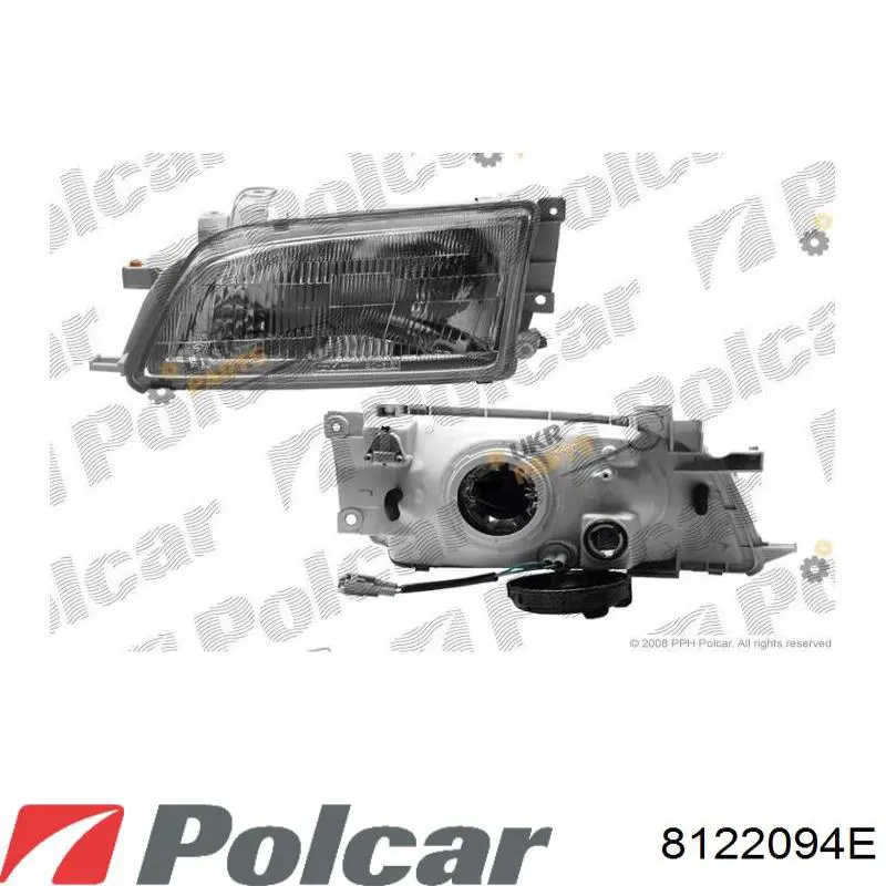 Reflektor lewy Toyota Carina E liftback (T19) (1992 - 1997) cena, od 60,04 USD