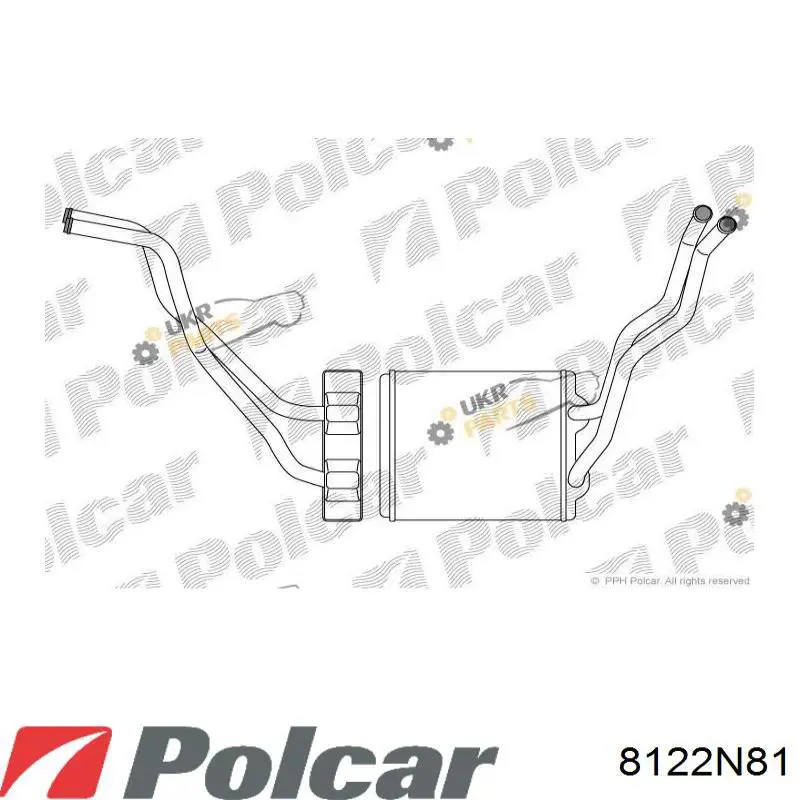 Chłodnica nagrzewnicy (ogrzewacza) Toyota 8710705010 cena, od 67,92 USD