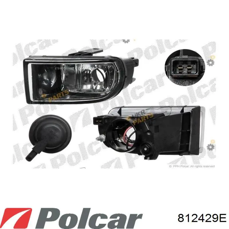 Lampa przeciwmgielna lewa Toyota Avensis I sedana (T22) (1997 - 2003) cena, od 53,06 USD