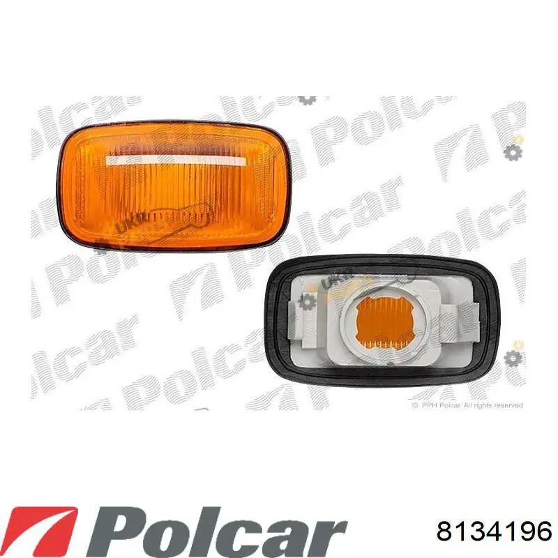 Powtarzacz kierunkowskazu na błotniku Polcar 8134196 cena, od 9,40 USD