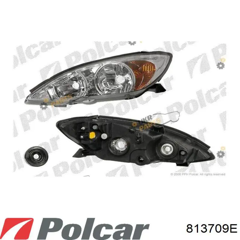 Do koszyka Reflektor lewy Toyota Camry V V30